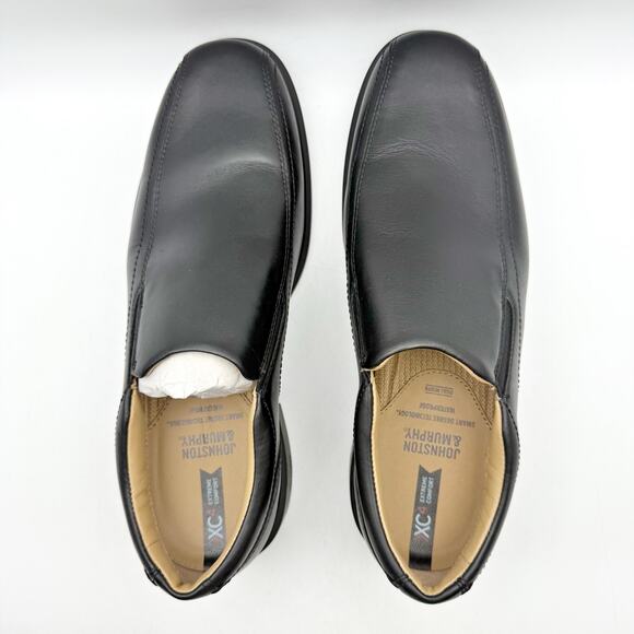 Johnston & Murphy Mens XC4 Stanton 2.0 Loafers US 10 M EU 43 Black Leather NIB - Picture 10 of 12